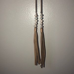 Long Necklace with pearls